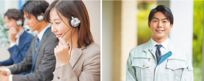 地元企業の万全サポート